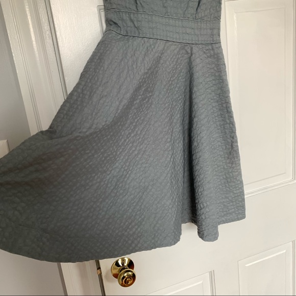 J. Crew A-Line Sleeveless Retro Dress Pockets Gray - Picture 2 of 12